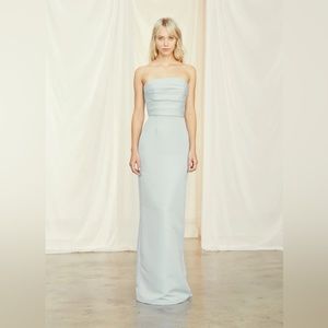 Amsale Sonia Dress in Ice